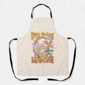 Behalt Going, Behalt Growing - Pilze & Blume Schürze (Vorderseite)