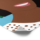 Behalt Going Behalte wachsende afrikanische Amerik Poster (Ecke)