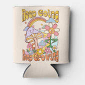 Behalt Going, Behaltend Wachsen - Pilz & Blume Dosenkühler (Vorderseite)