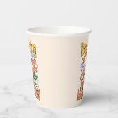 Behalt Going, Behaltend Wachsen - Pilz & Blume Pappbecher (Links)