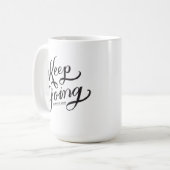 Behalt Going Coffee Tasse (Vorderseite Links)