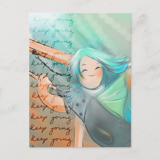 Behalt Going - DNM-Postkarten Postkarte (Vorderseite)