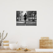 Behalt Going - Fitness, Lauf, Läufer Motivierend Poster (Küche)