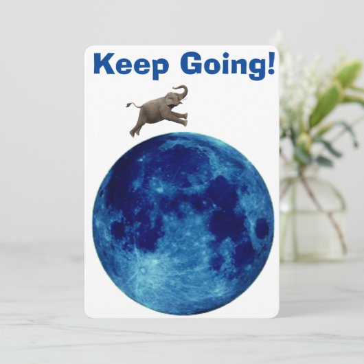 Behalt Going Notecard Feiertagskarte (Stehend Vorderseite)