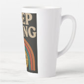 Behalt Going: Positivität in jedem Schritt Milchtasse (Rechts)