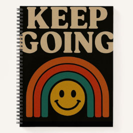 Behalt Going: Positivität in jedem Schritt Notizblock