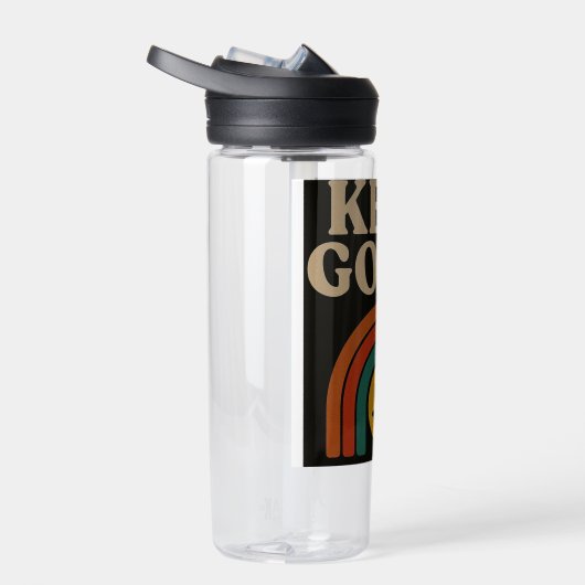 Behalt Going: Positivität in jedem Schritt Trinkflasche (Rechts)