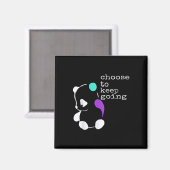 Behalt Going Semicolon Geschenk Suizidprävention A Magnet (Vorderseite/Rückseite)