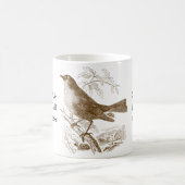 Behalt Hoffnung in deinem Herzen Singvogel Kaffeetasse (Mittel)