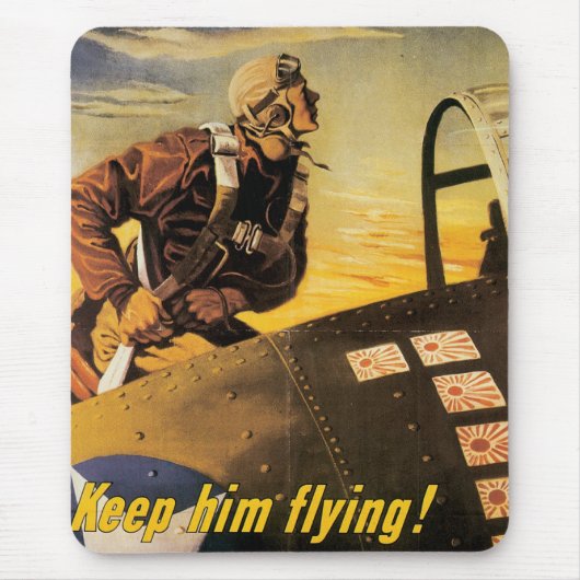 Behalt ihm, er fliege! mousepad (Vorne)