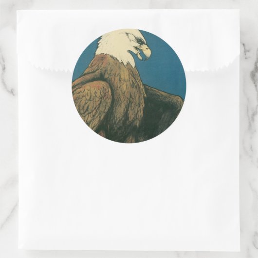 Behalt Ihm frei Runder Aufkleber (Tasche)