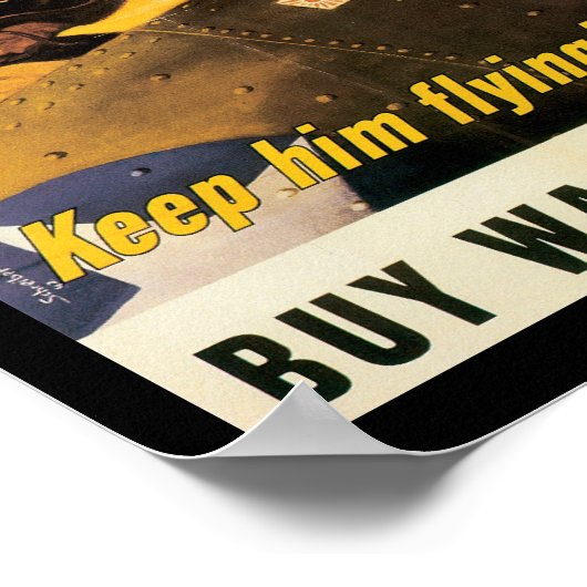 Behalt ihn aus dem Zweiten Weltkrieg Poster (Ecke)