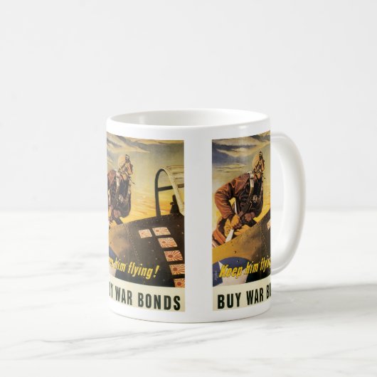 Behalt ihn vor Kriegsverbänden Kaffeetasse (VorderseiteRechts)