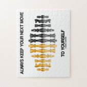 Behalt immer deinen nächsten Schritt zu deinem Sch Puzzle (Vertikal)