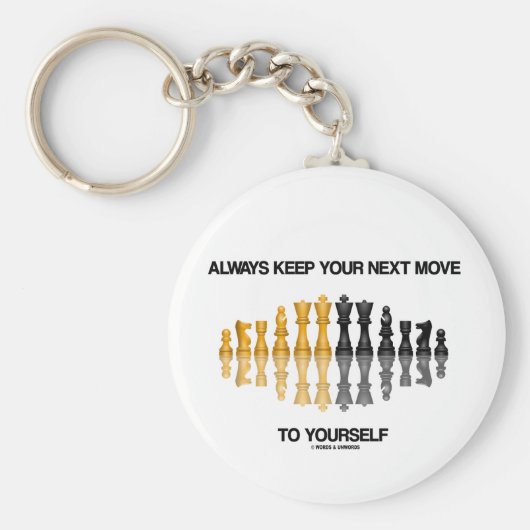 Behalt immer deinen nächsten Schritt zu deinem Sch Schlüsselanhänger (Vorne)