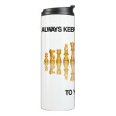 Behalt immer deinen nächsten Schritt zu deinem Sch Thermosbecher (Nach links gedreht)