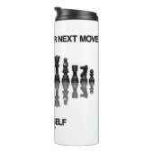 Behalt immer deinen nächsten Schritt zu deinem Sch Thermosbecher (Nach rechts gedreht)