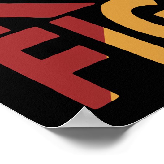 Behalt immer Kämpfe Poster (Ecke)