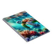 Behalt in Touch | Meeresschildkröten schwimmen Notizblock (Rechte Seite)