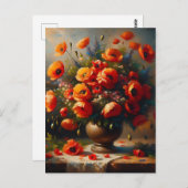 Behalt in Touch | Rote Pflaumen Postkarte (Vorne/Hinten)