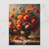 Behalt in Touch | Rote Pflaumen Postkarte (Vorderseite)