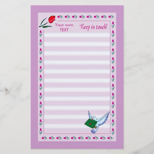 Behalt in Touch Stationery Briefpapier (Vorderseite)