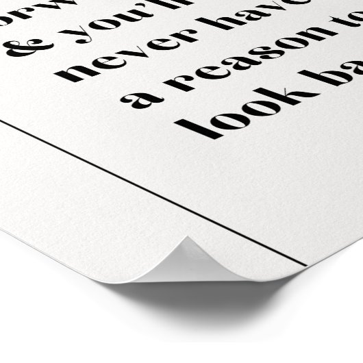 Behalt Inspiration Poster vorwärts bewegen (Ecke)