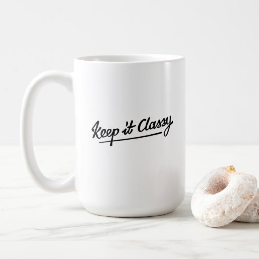Behalt It Classy Tasse (Mit Donut)