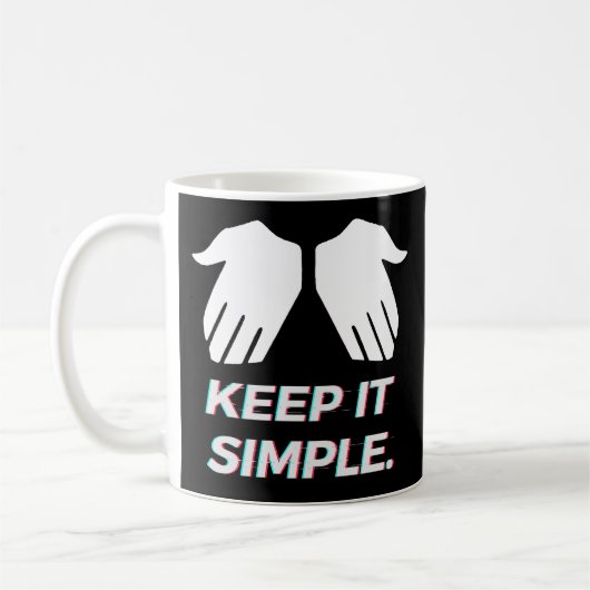 BEHALT IT EINFACH Khaby Lame Kaffeetasse (Links)