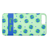 Behalt It Green Rett Earth Globe Pattern Art Case-Mate iPhone Hülle (Rückseite (Horizontal))