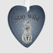 Behalt It Real" Basset Hound Tag ​ Ornament (Vorderseite)