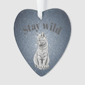 Behalt It Real" Basset Hound Tag Ornament (Vorderseite)