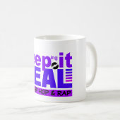 Behalt It Real mit Hip Hop Tasse (VorderseiteRechts)