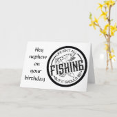 **BEHALT IT REEL** AUF **NEPHEW'S GEBURTSTAG** KAR KARTE (Gelbe Blume)