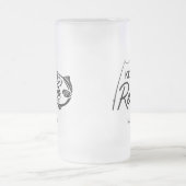 Behalt It Reel Fisher Vatertag Individuelle Name T Mattglas Bierglas (Mittel)