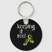 Behalt It Reel Irish Dancer Ceili Reel Tanz Feis Schlüsselanhänger (Vorderseite)