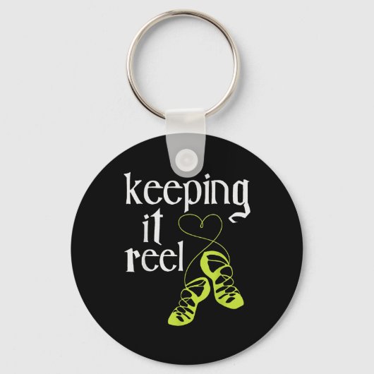 Behalt It Reel Irish Dancer Ceili Reel Tanz Feis Schlüsselanhänger (Vorderseite)