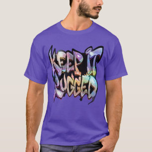 BEHALT IT RUGGED LILA T - SHIRT