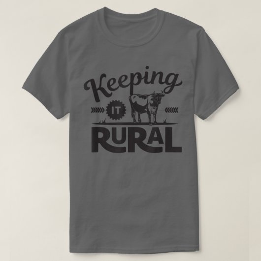 Behalt It Rural 2 Funny Bauer T-Shirt (Design vorne)