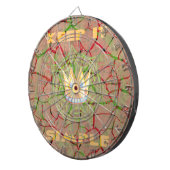 Behalt It Simple: Cracked Earth Royal Clarity Art Dartscheibe (Vorderseite rechts)