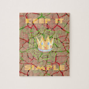 Behalt It Simple: Cracked Earth Royal Clarity Art Puzzle