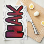 Behalt It Simple Hakuna Matata Art Print Geschirrtuch (Viertel Falte)