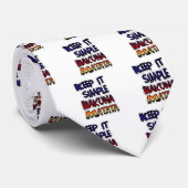 Behalt It Simple Hakuna Matata Art Print Krawatte (Gerollt)