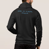 Behalt It Simple, Stupid - Arch Linux Hoodie (Rückseite)