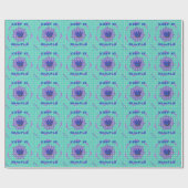 Behalt It Simple: The Royal Clarity Pattern Art Geschenkpapier (Flach)