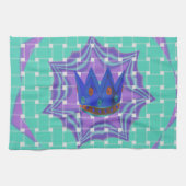 Behalt It Simple: The Royal Clarity Pattern Art Geschirrtuch (Horizontal)