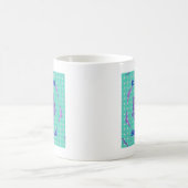 Behalt It Simple: The Royal Clarity Pattern Art Kaffeetasse (Mittel)
