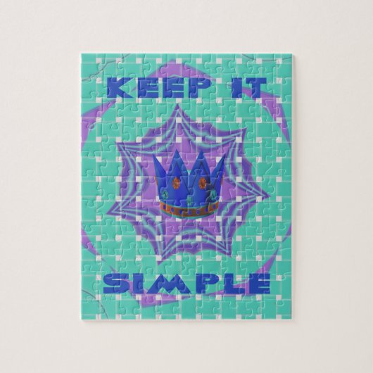 Behalt It Simple: The Royal Clarity Pattern Art Puzzle (Vertikal)