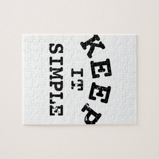 Behalt It Simple Typografy Puzzle (Horizontal)