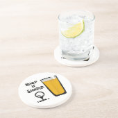 Behalt It Simples Funny Golf Beer Getränkeuntersetzer (Seite)